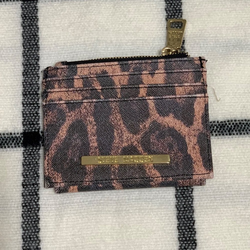 Steve Madden cheetah wallet